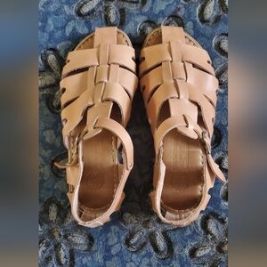 Gladiator leather sandals, fisherman sandals, size 7